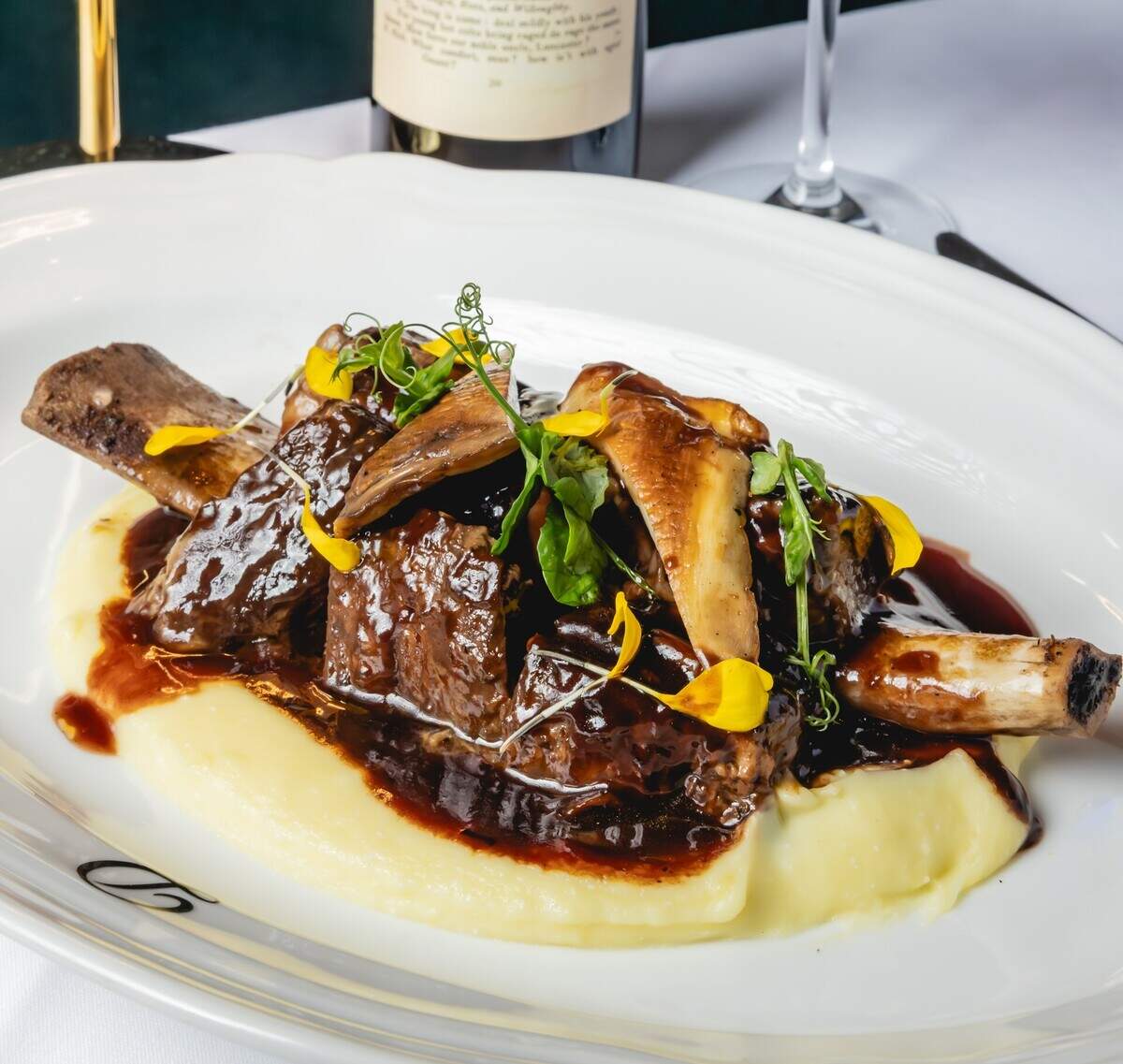 Daniel’s Miami’s Wagyu short rib entree.